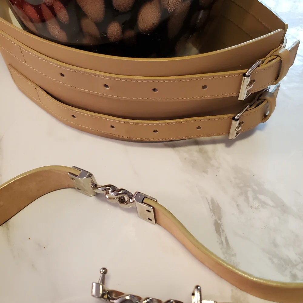 Beautiful Set Of Three  Ladies Belts ,size MED